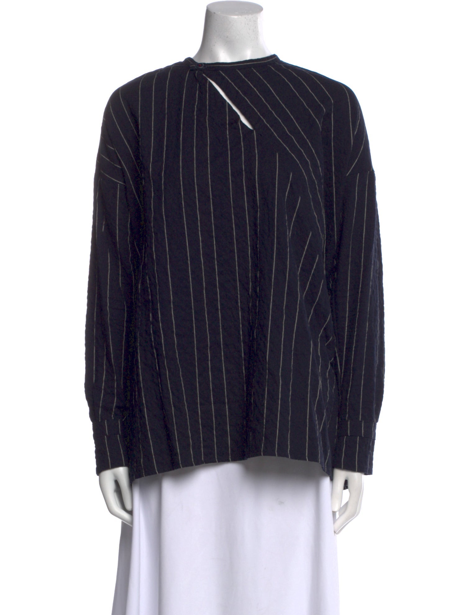 Hannoh Wessel Striped Crew Neck Blouse