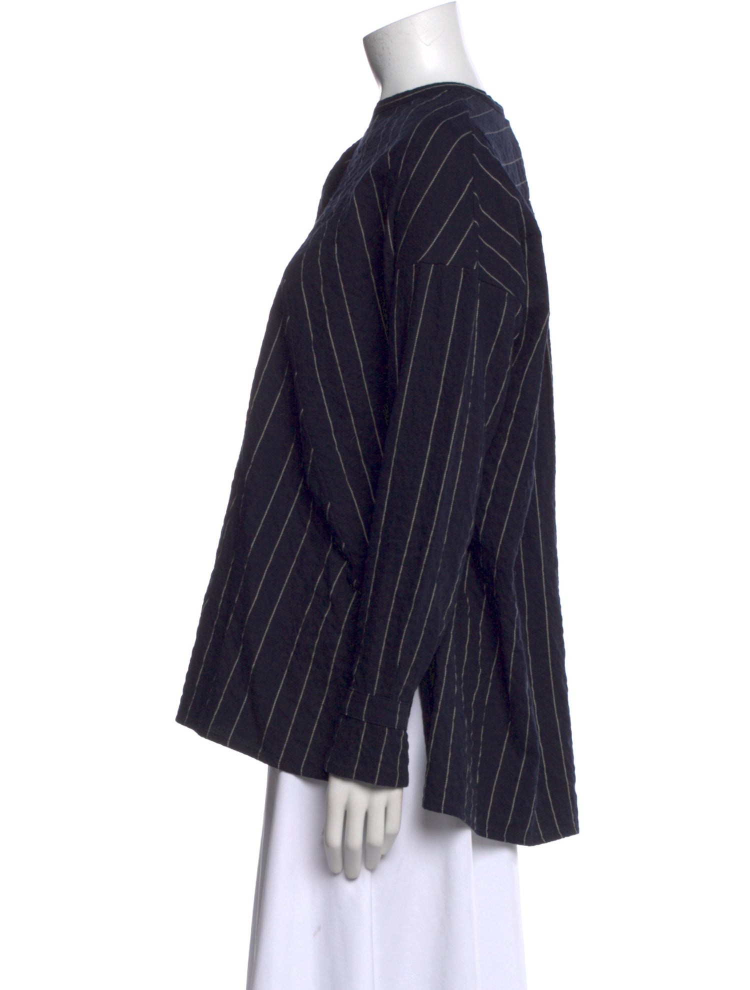 Hannoh Wessel Striped Crew Neck Blouse