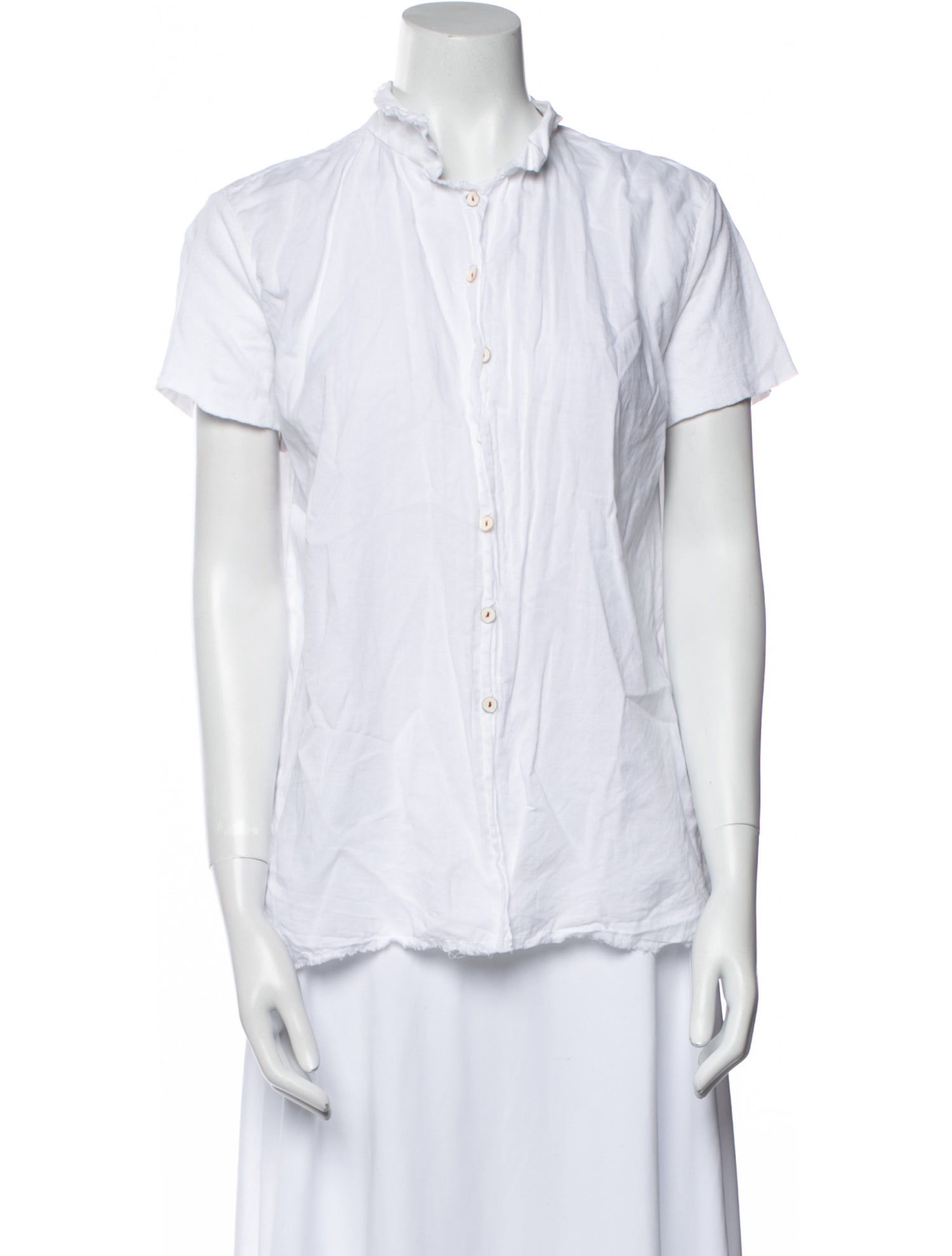 Hannoh Wessel Short Sleeve Button-Up Top