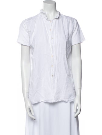 Hannoh Wessel Short Sleeve Button-Up Top