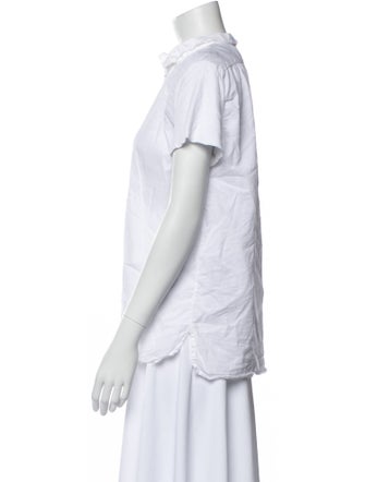 Hannoh Wessel Short Sleeve Button-Up Top