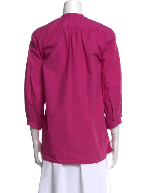 Hannoh Wessel V-Neck Three-Quarter Sleeve Blouse