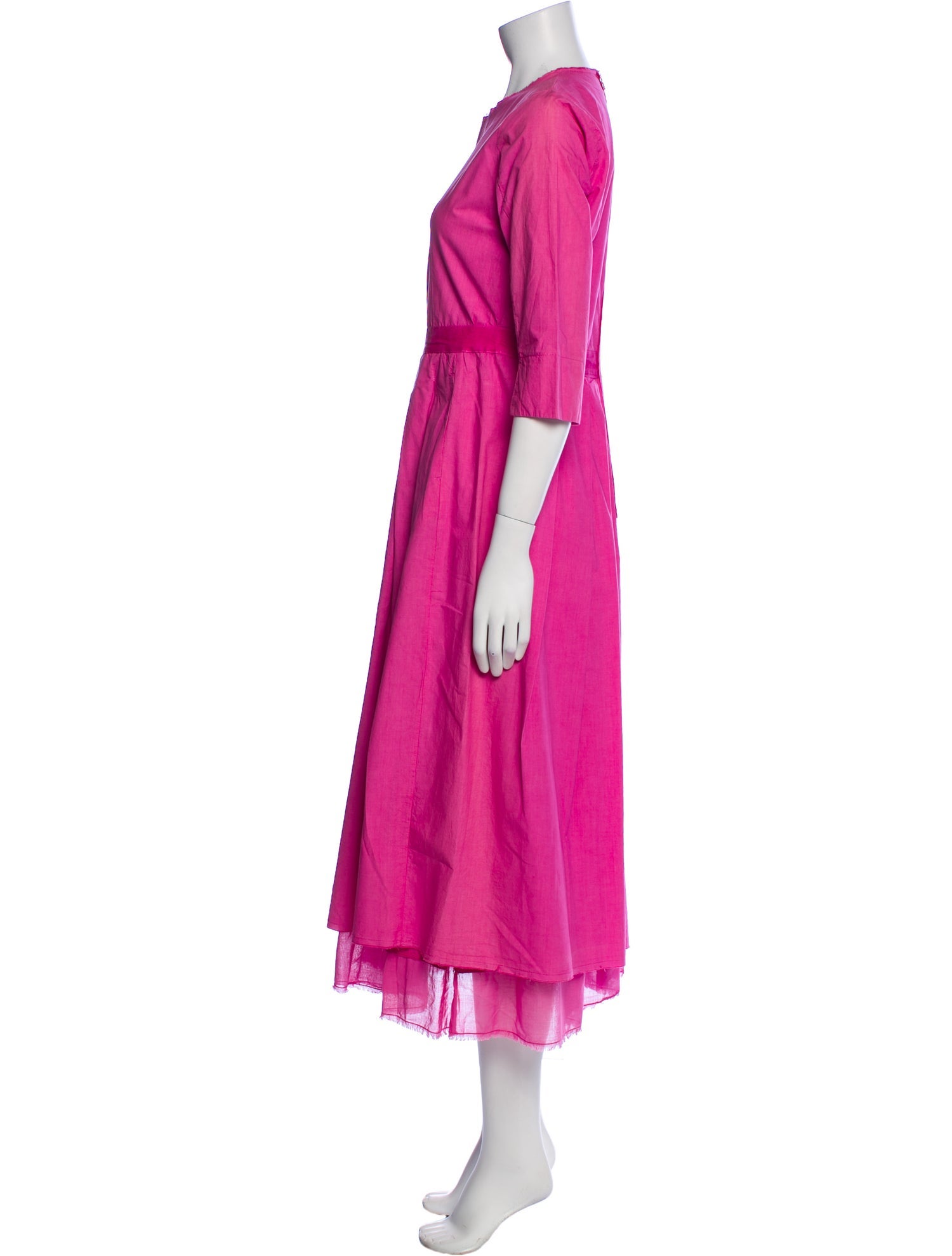 Hannoh Wessel Crew Neck Long Dress