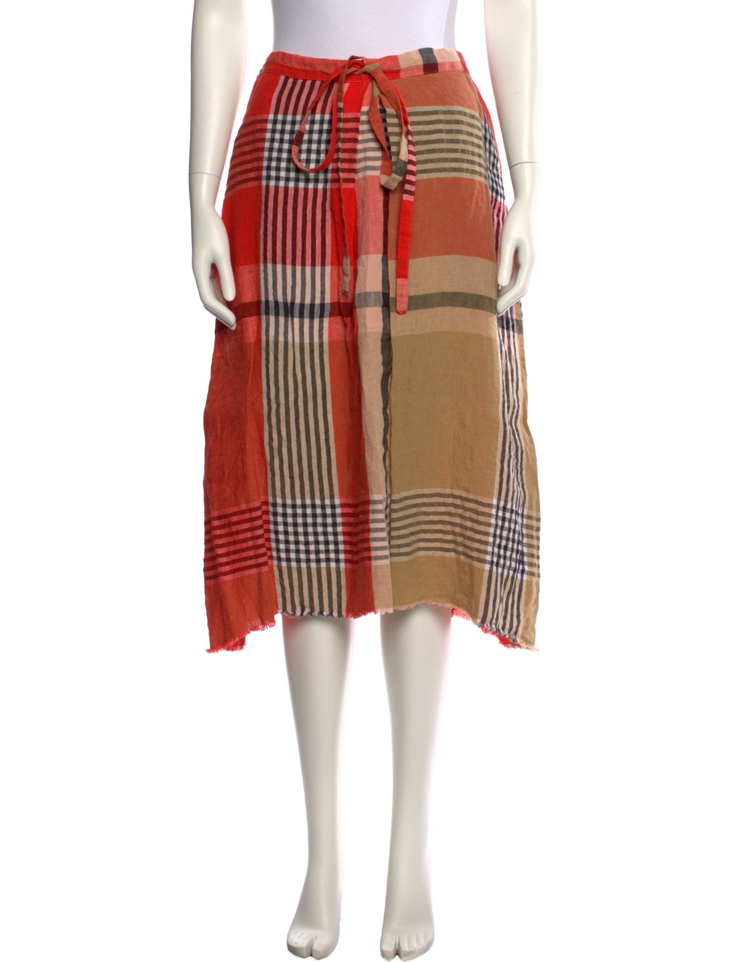 Hannoh Wessel Linen Midi Length Skirt