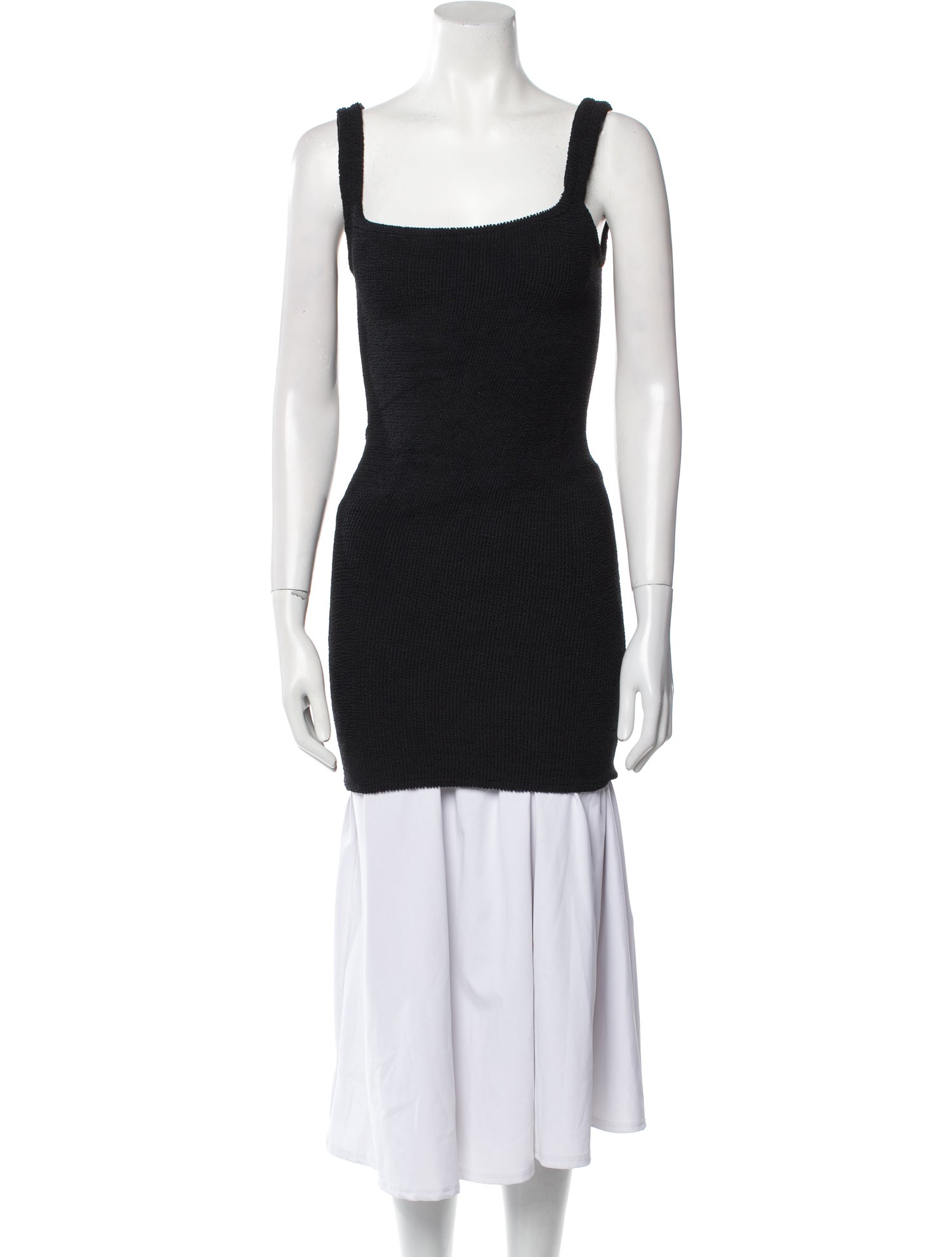 Hunza G Nylon Square Neckline Tunic