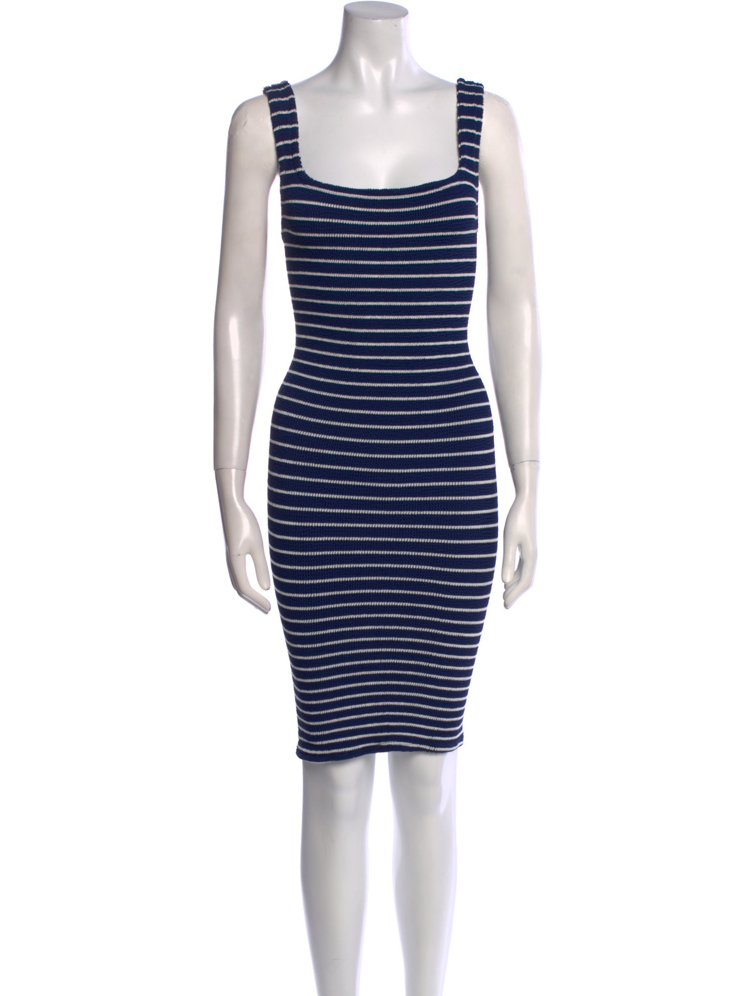 Hunza G Striped Mini Dress