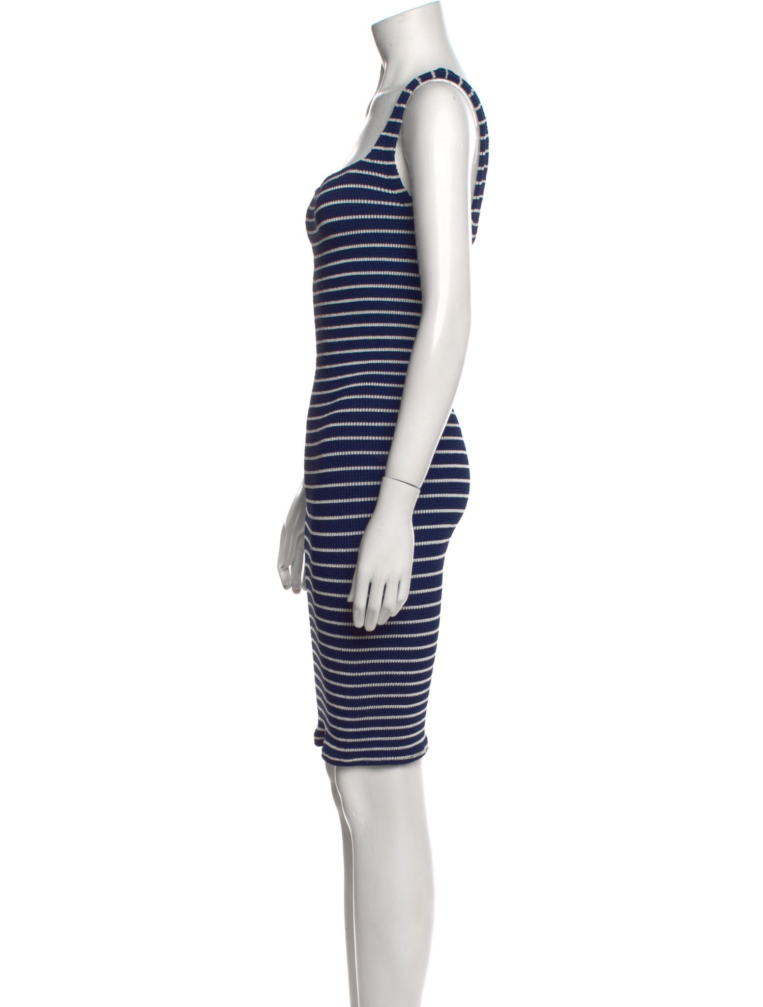 Hunza G Striped Mini Dress