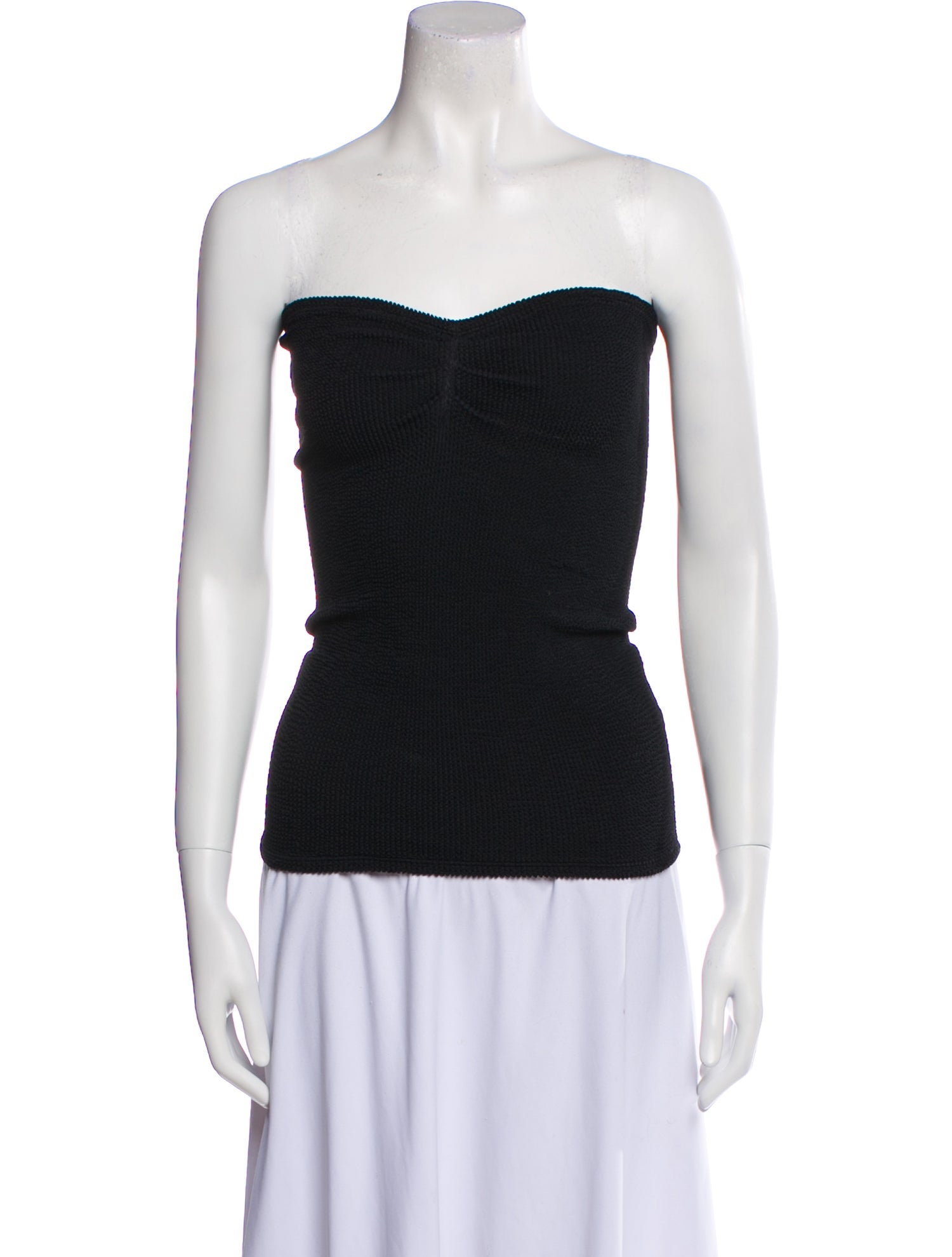 Hunza G Nylon Strapless Top