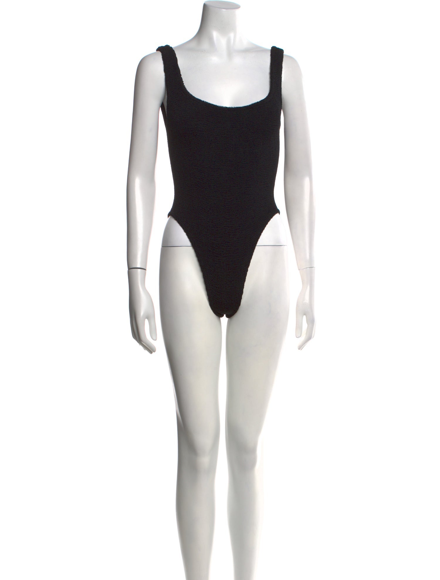 Hunza G Nylon Scoop Neck Bodysuit