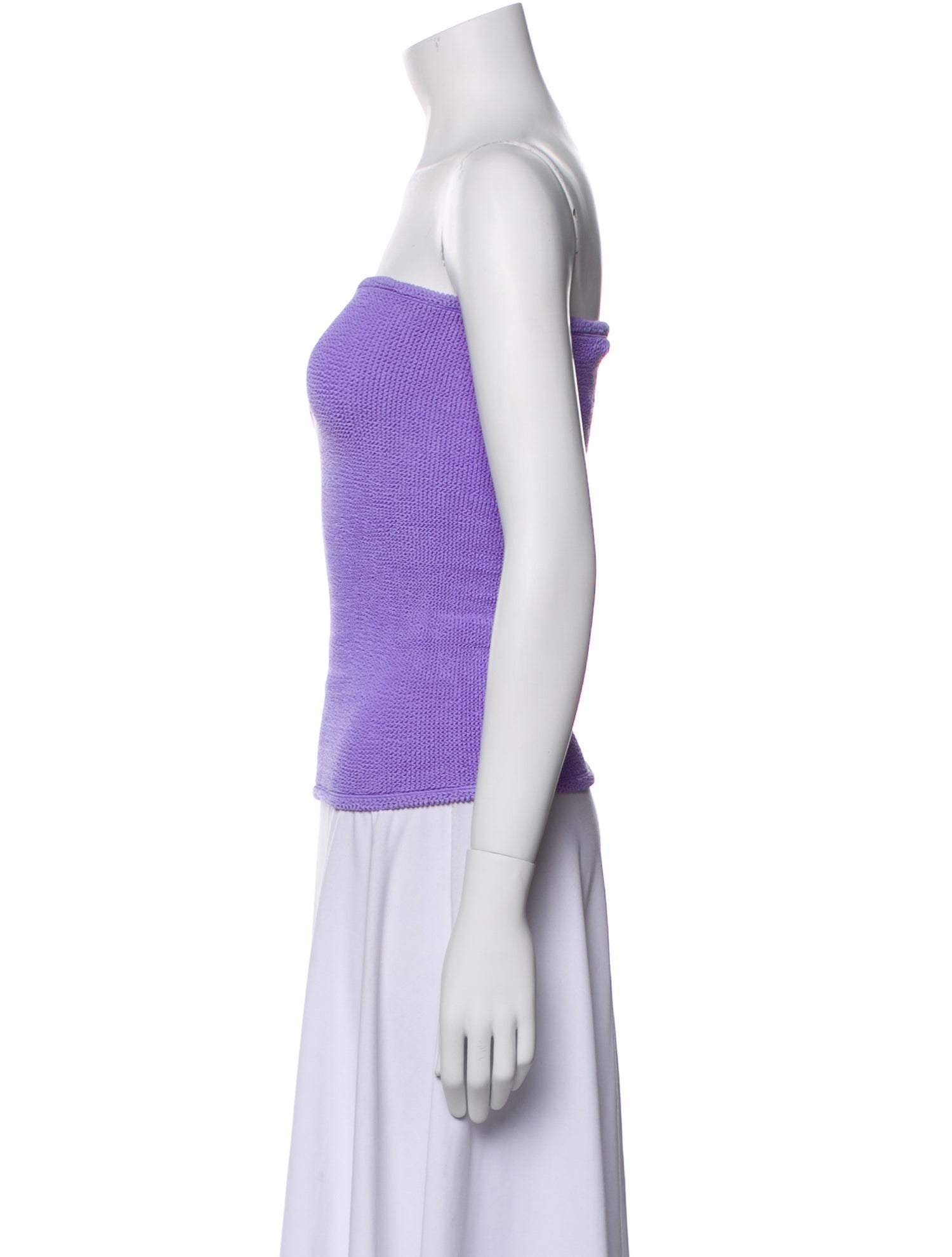Hunza G Nylon Strapless Top