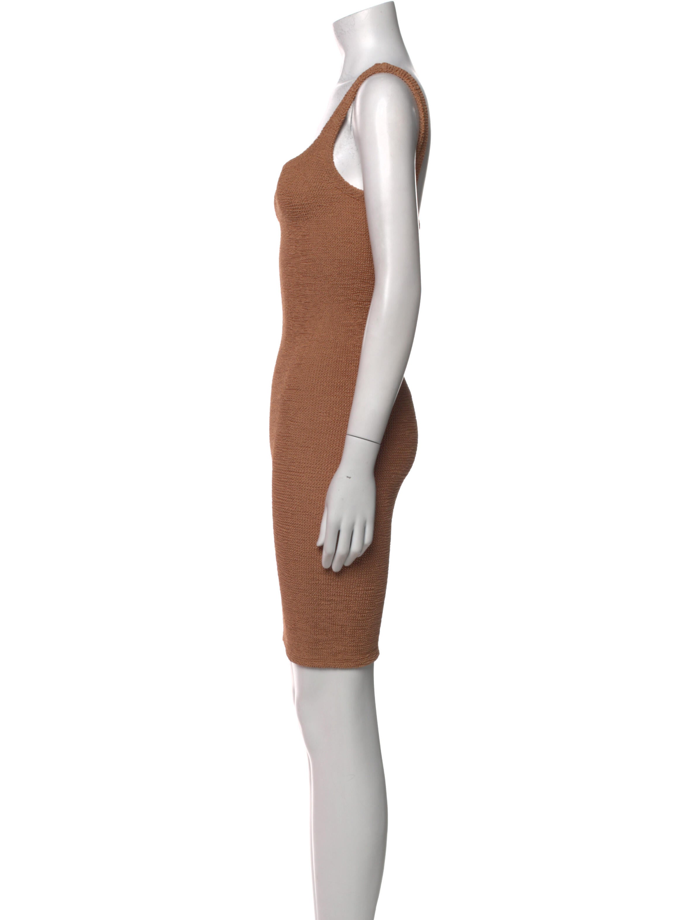 Hunza G Seersucker Mini Mini Dress