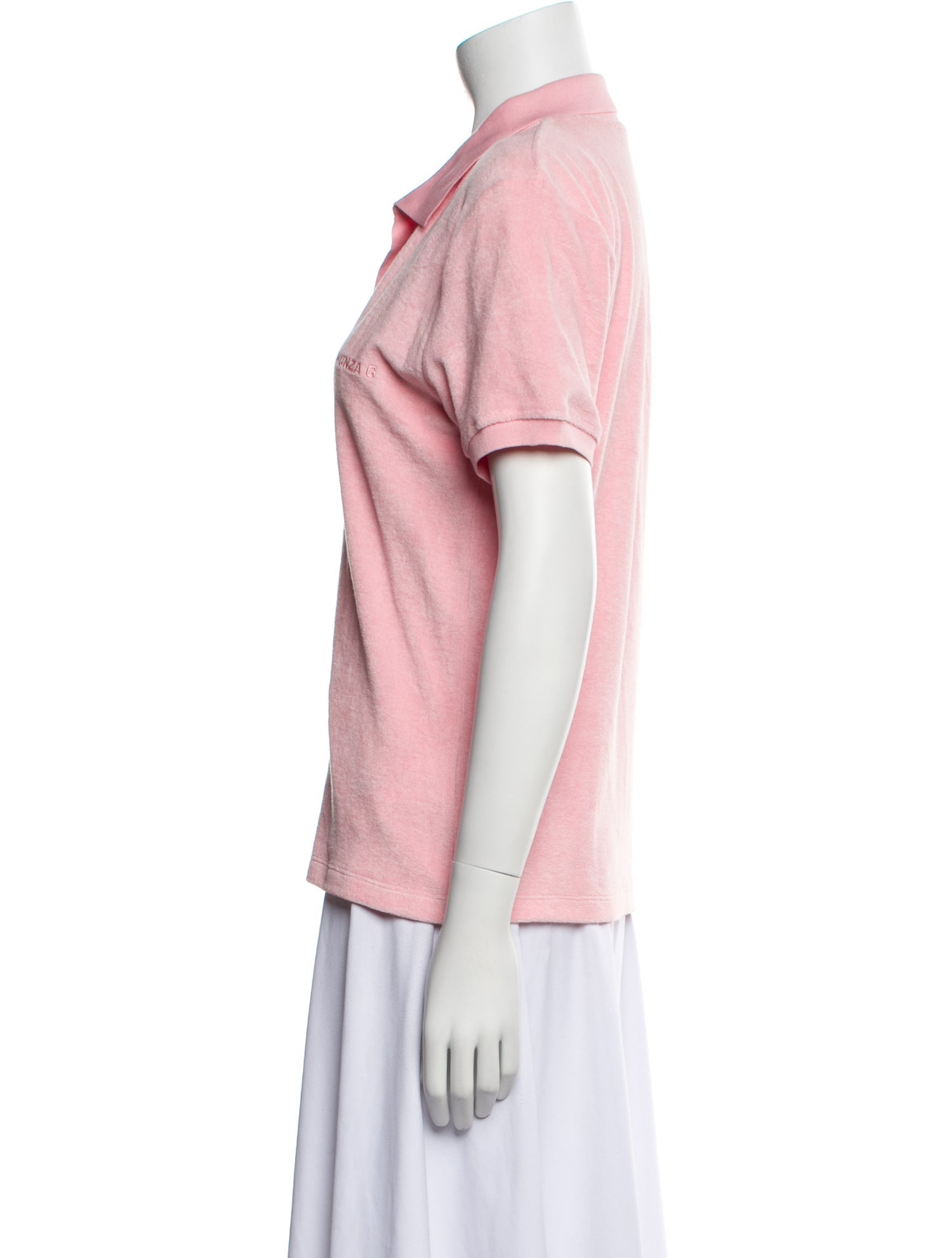 Hunza G V-Neck Short Sleeve Polo w/ Tags