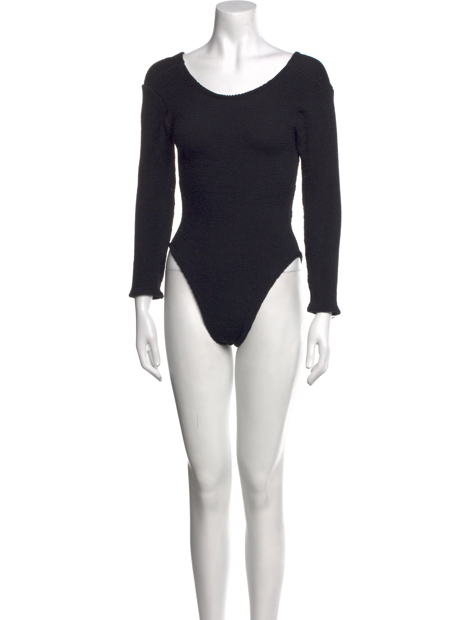 Hunza G Nylon Scoop Neck Bodysuit