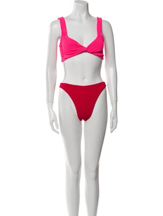 Hunza G Pleated Accents Bikini