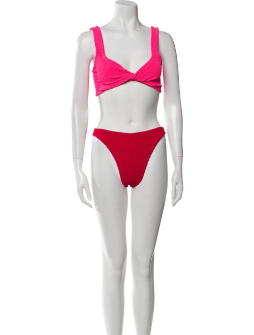 Hunza G Pleated Accents Bikini