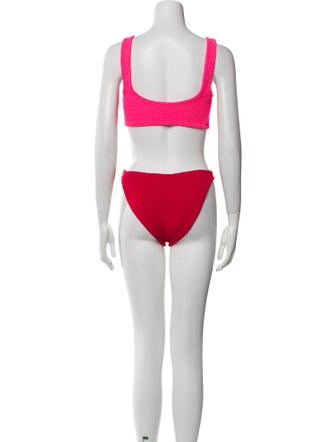 Hunza G Pleated Accents Bikini