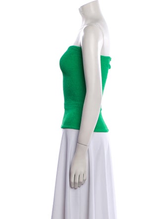 Hunza G Nylon Strapless Crop Top