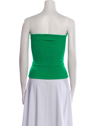 Hunza G Nylon Strapless Crop Top