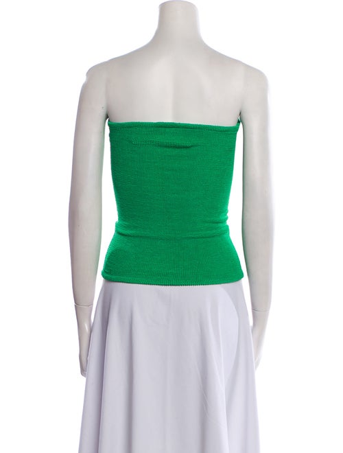 Hunza G Nylon Strapless Crop Top