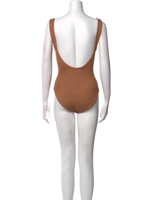 Hunza G V-Neck Sleeveless Bodysuit