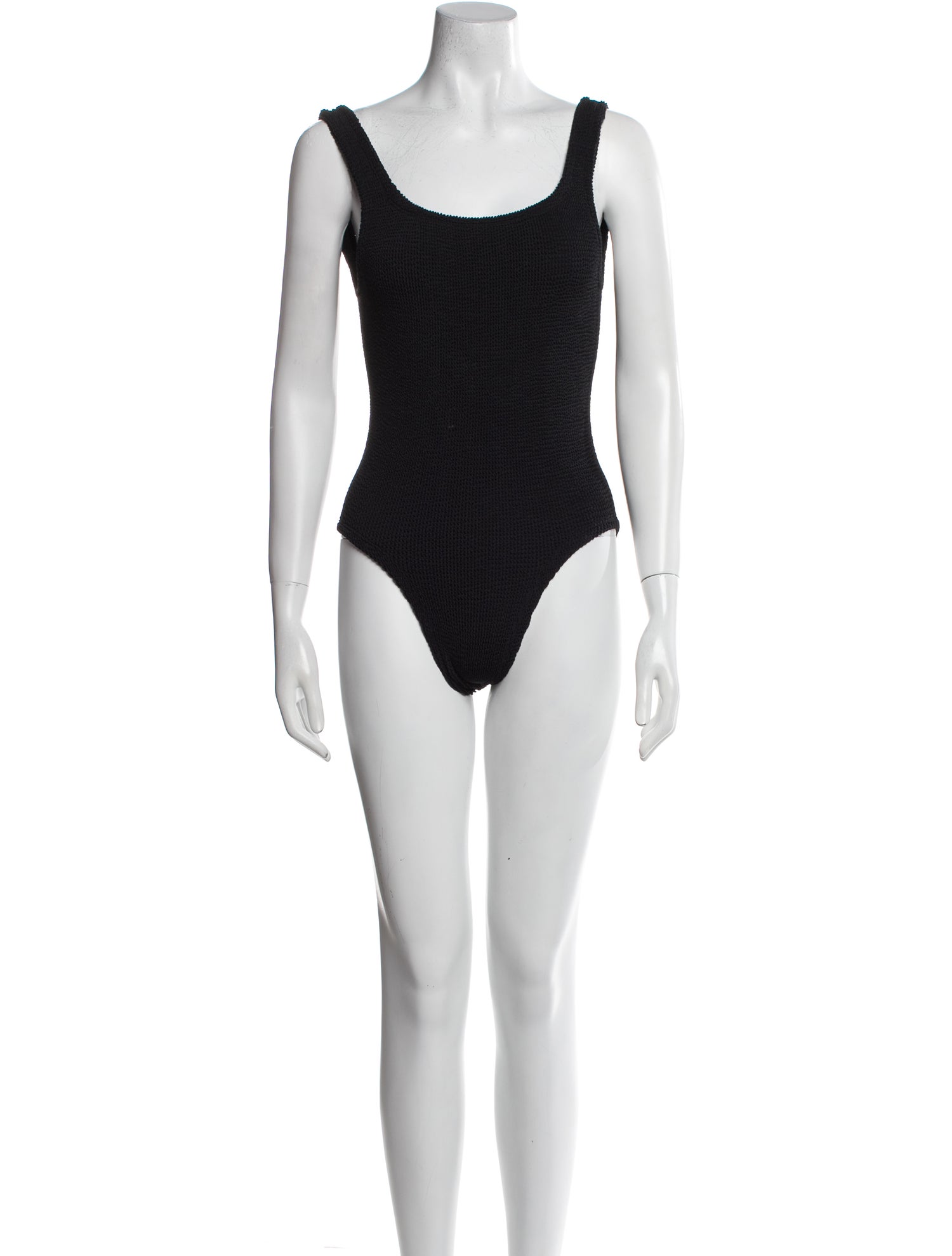 Hunza G Nylon Scoop Neck Bodysuit