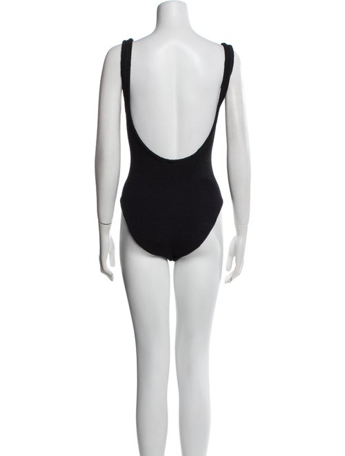 Hunza G Nylon Scoop Neck Bodysuit