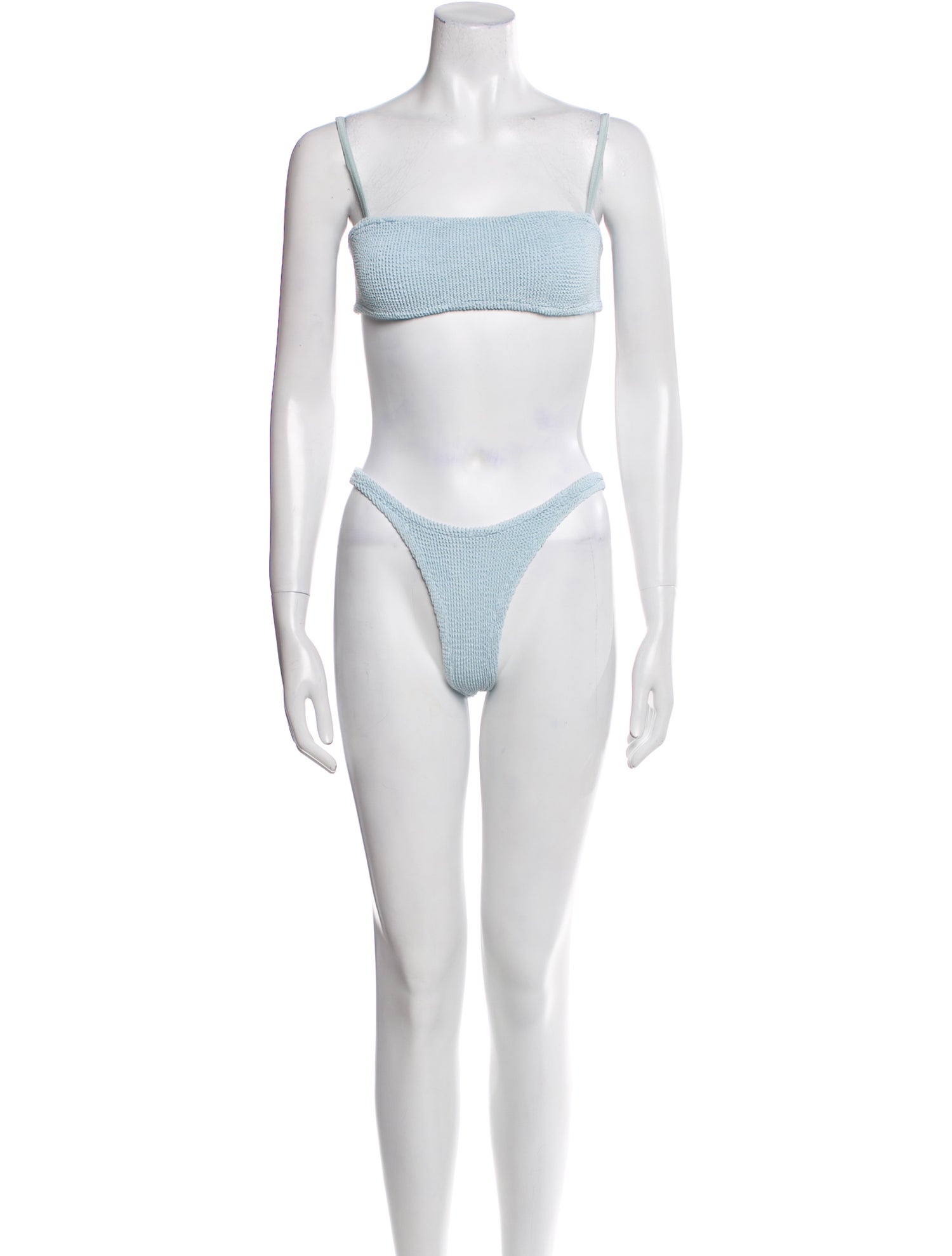 Hunza G Ruffle Embellishment Bikini w/ Tags