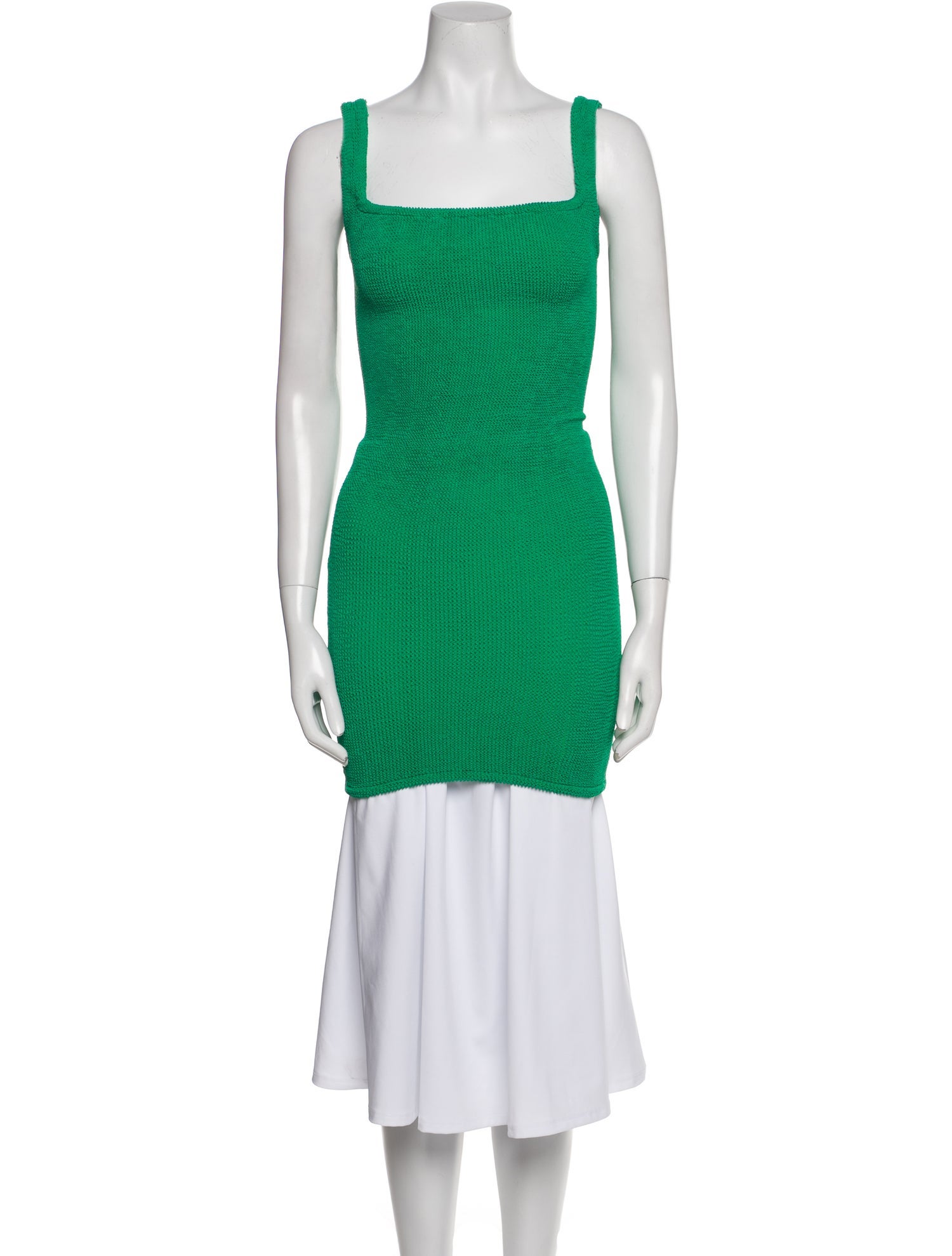 Hunza G Nylon Square Neckline Tunic