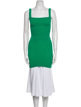 Hunza G Nylon Square Neckline Tunic