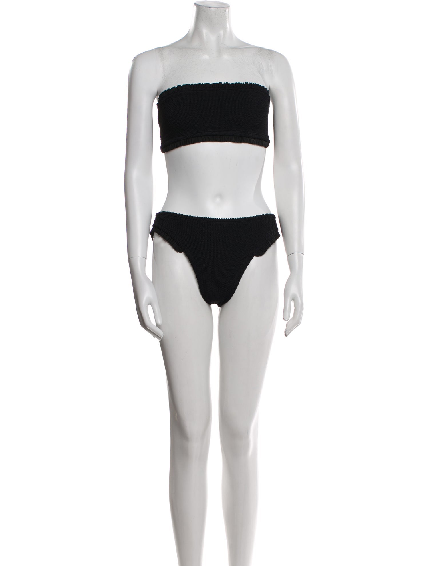 Hunza G Ruffle Embellishment Bikini