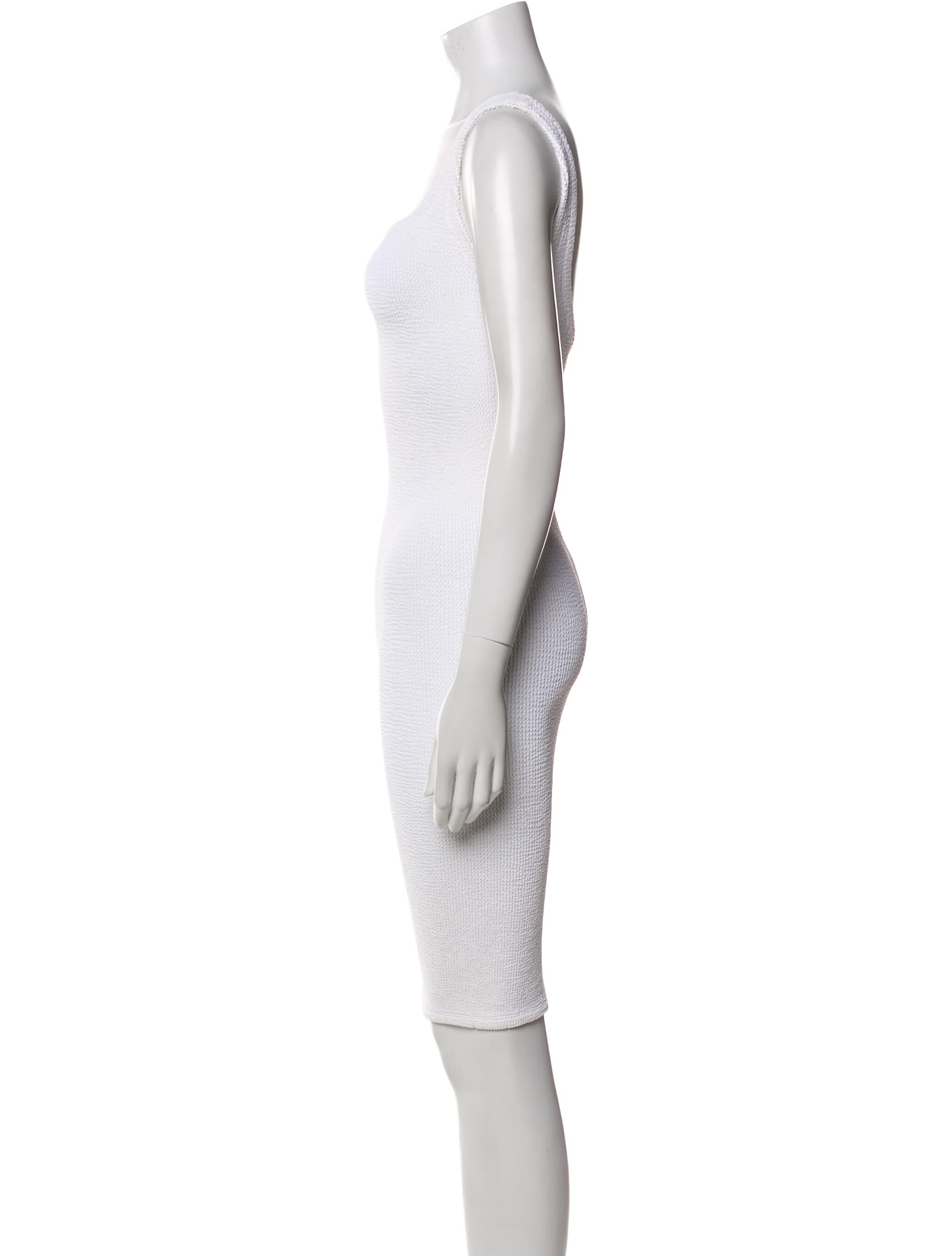 Hunza G Nylon Mini Dress