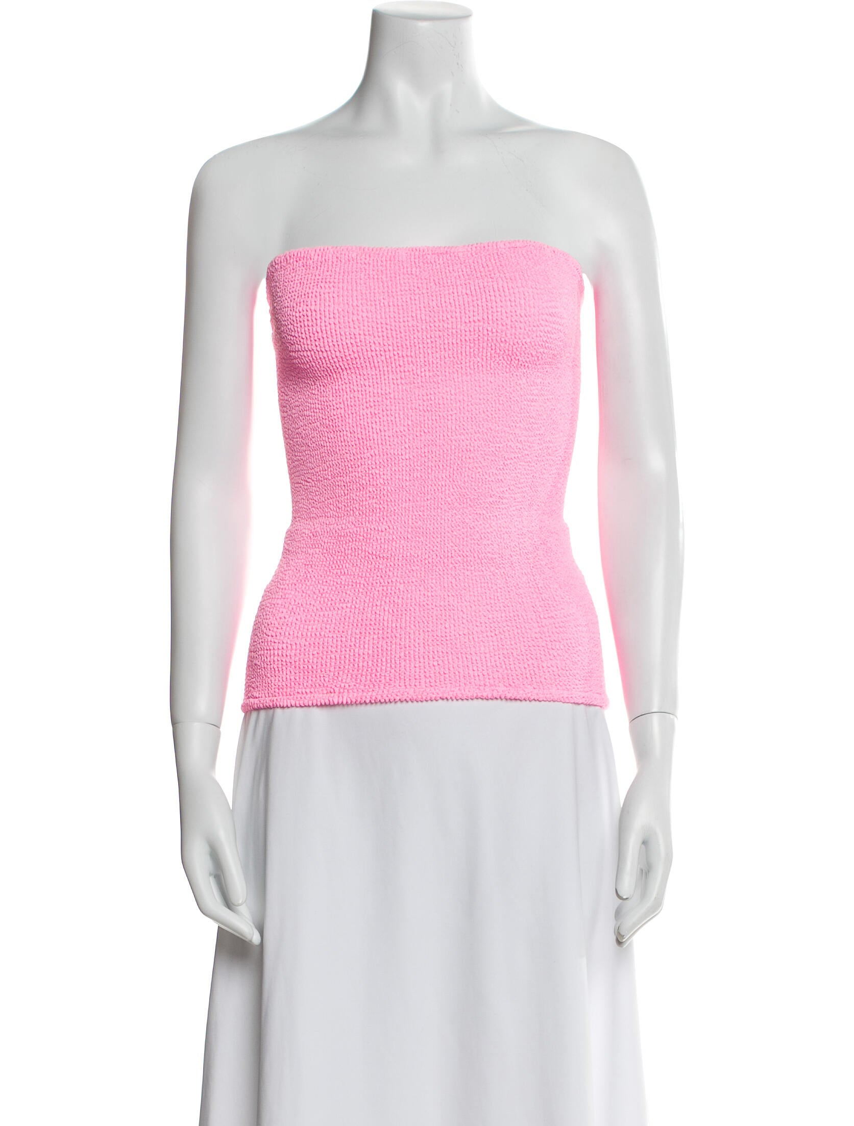 Hunza G Nylon Strapless Top