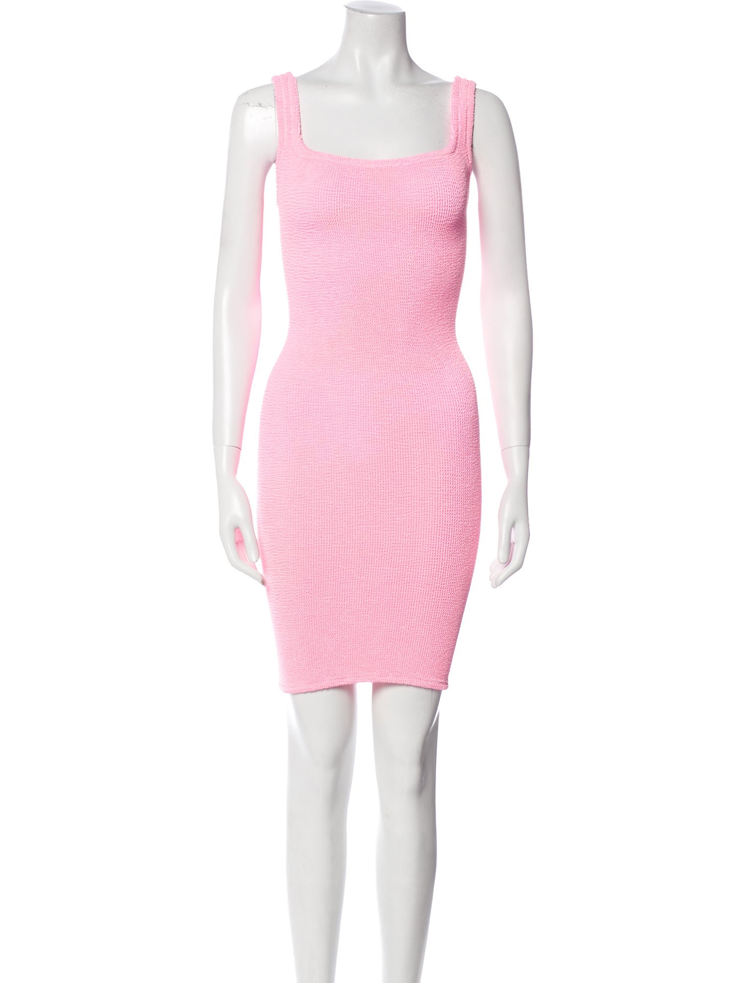 Hunza G Square Neckline Mini Dress