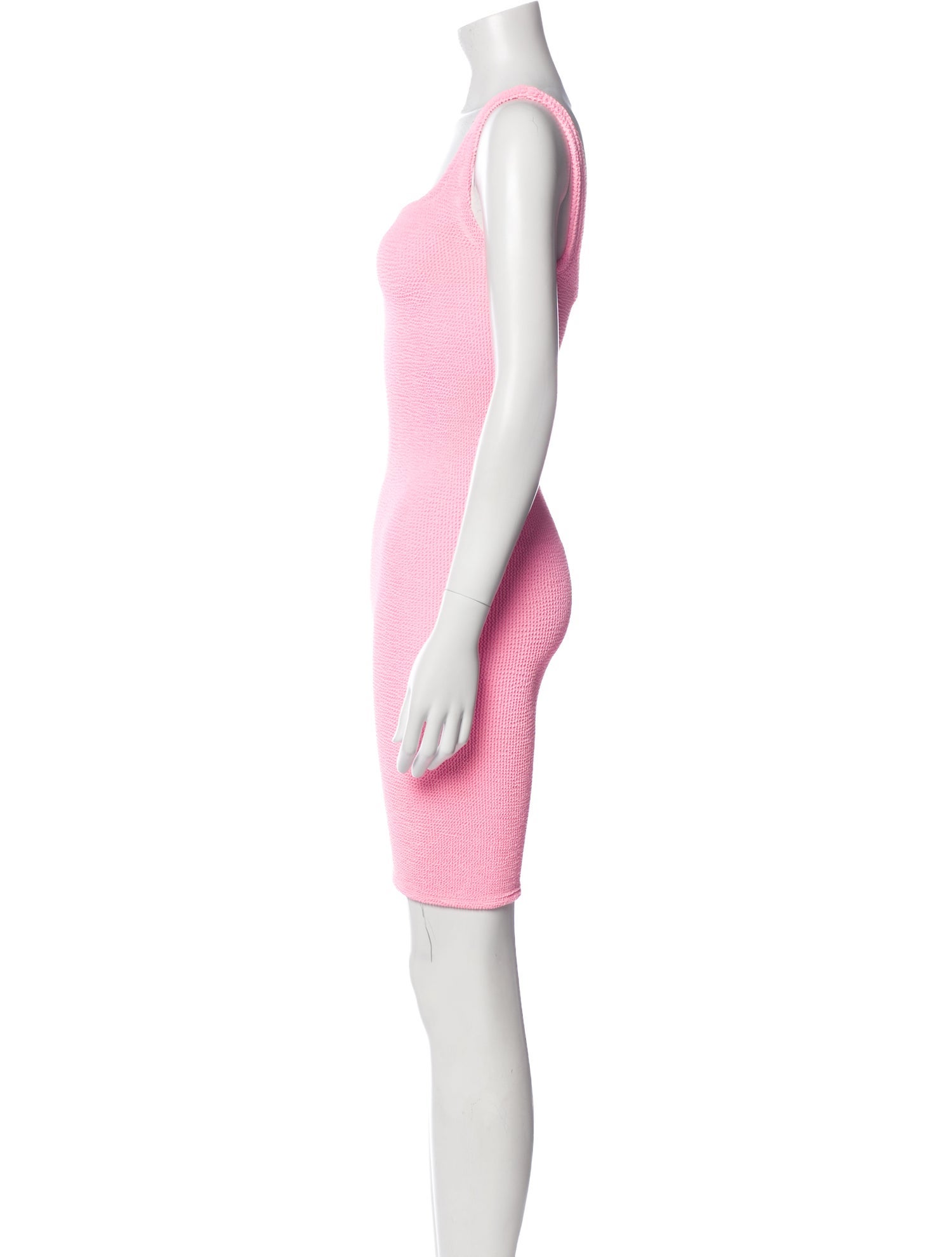 Hunza G Square Neckline Mini Dress