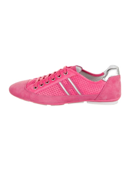 Hogan Leather Sneakers Pink