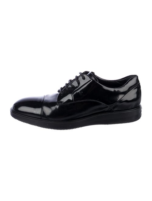 Hogan Patent Leather Derby Shoes Black