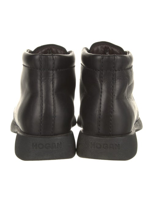 Hogan Leather Lace-Up Boots