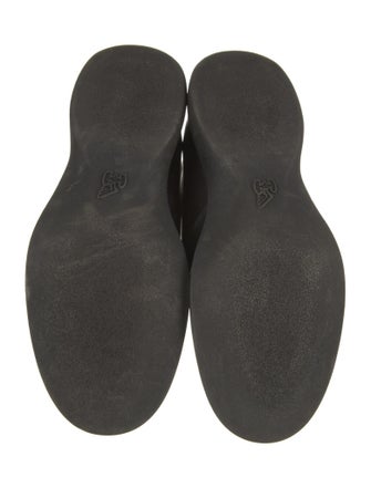 Hogan Leather Lace-Up Boots