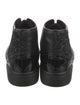 Hogan Leather Glitter Accents Sneakers