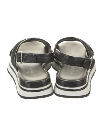 Hogan Suede Slingback Sandals