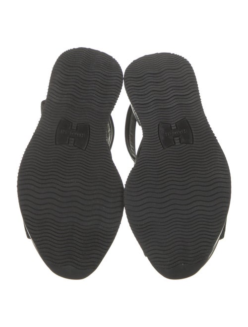 Hogan Suede Slingback Sandals