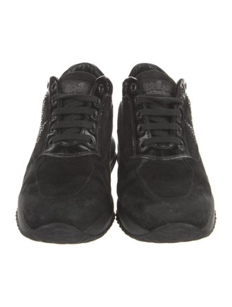 Hogan Suede Sequin Embellishments Sneakers