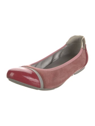 Hogan Suede Ballet Flats