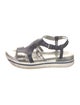 Hogan Leather Slingback Sandals