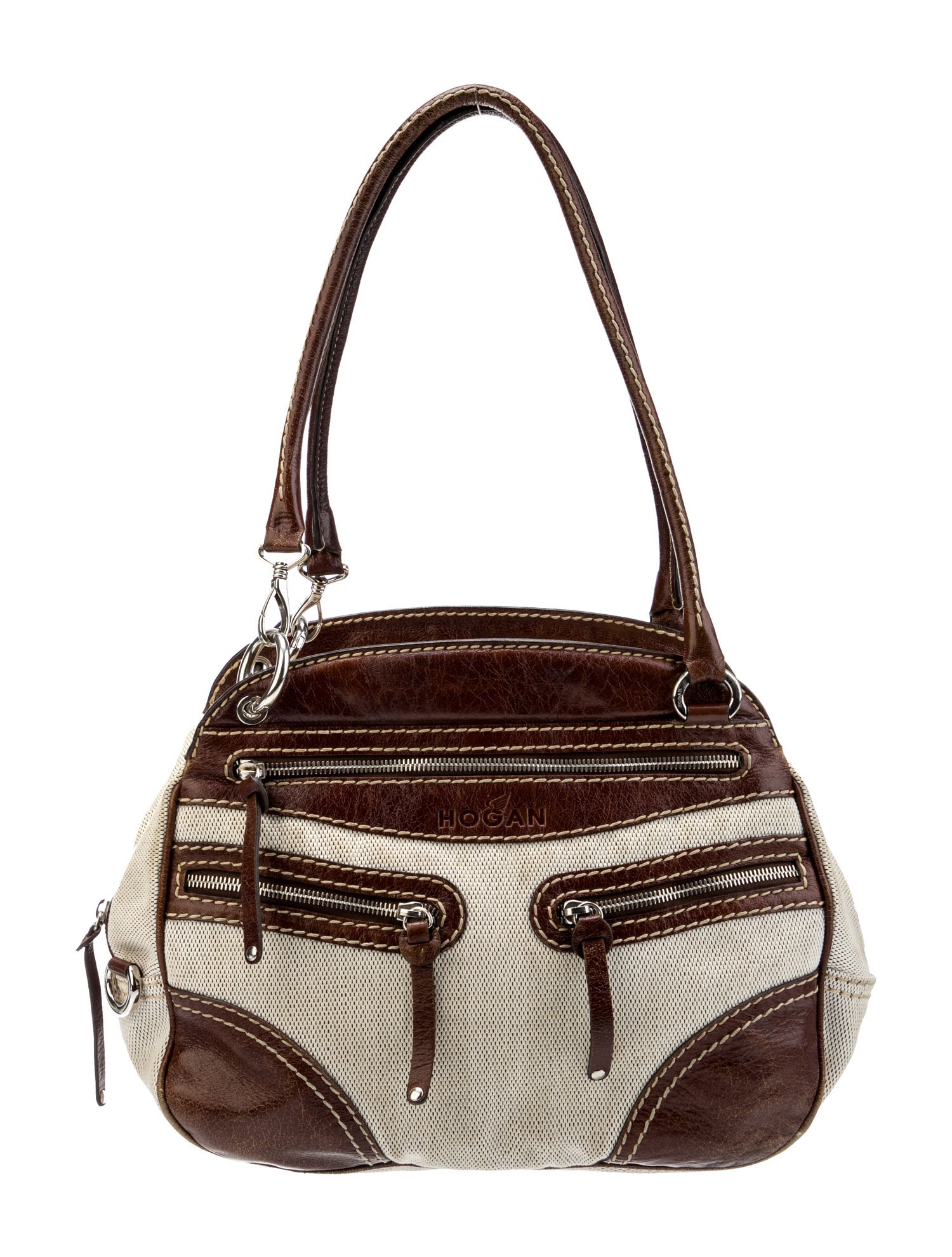 Hogan Leather Shoulder Bag