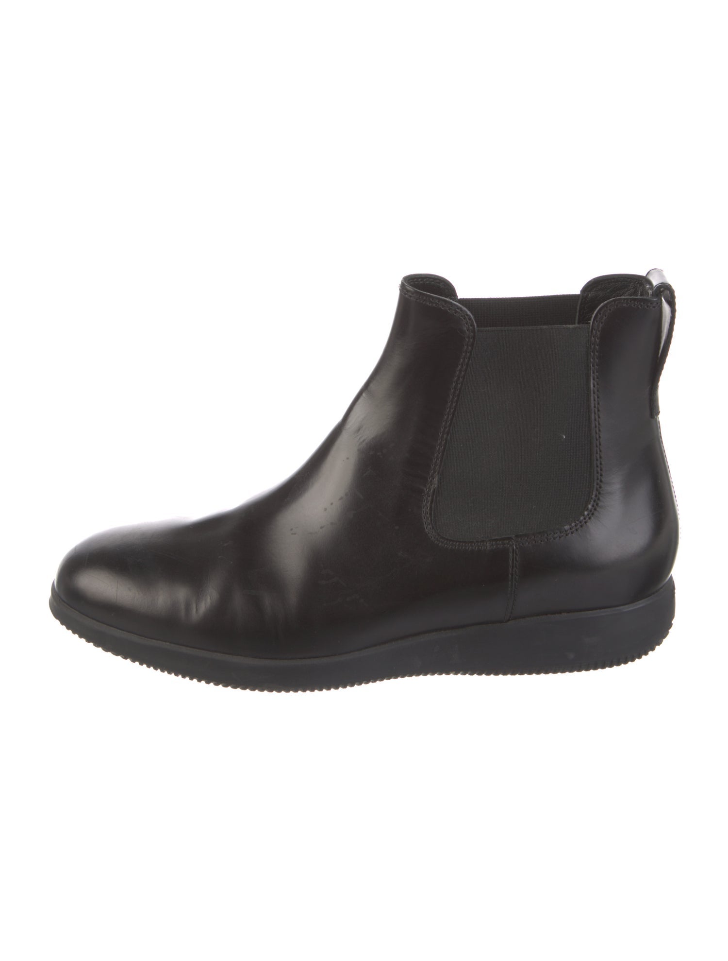 Hogan Leather Chelsea Boots
