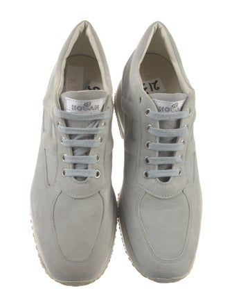 Hogan Suede Sequin Embellishments Sneakers