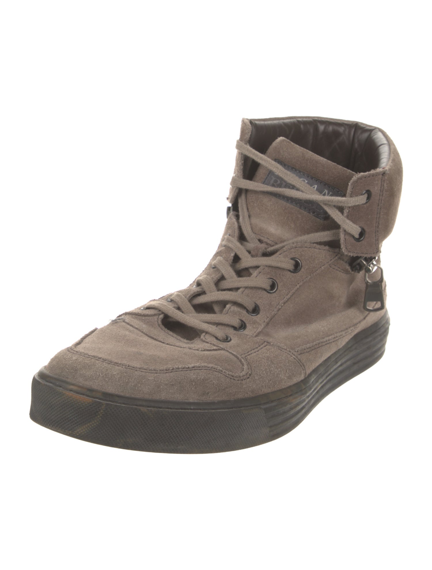 Hogan Suede Lace-Up Boots