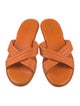 Hogan Leather Slides