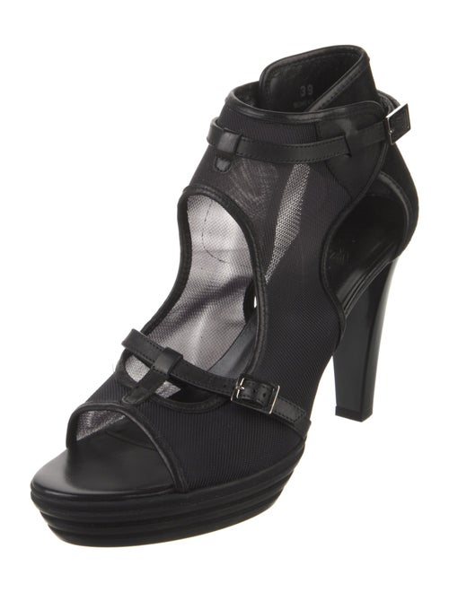 Hogan Suede T-Strap Sandals